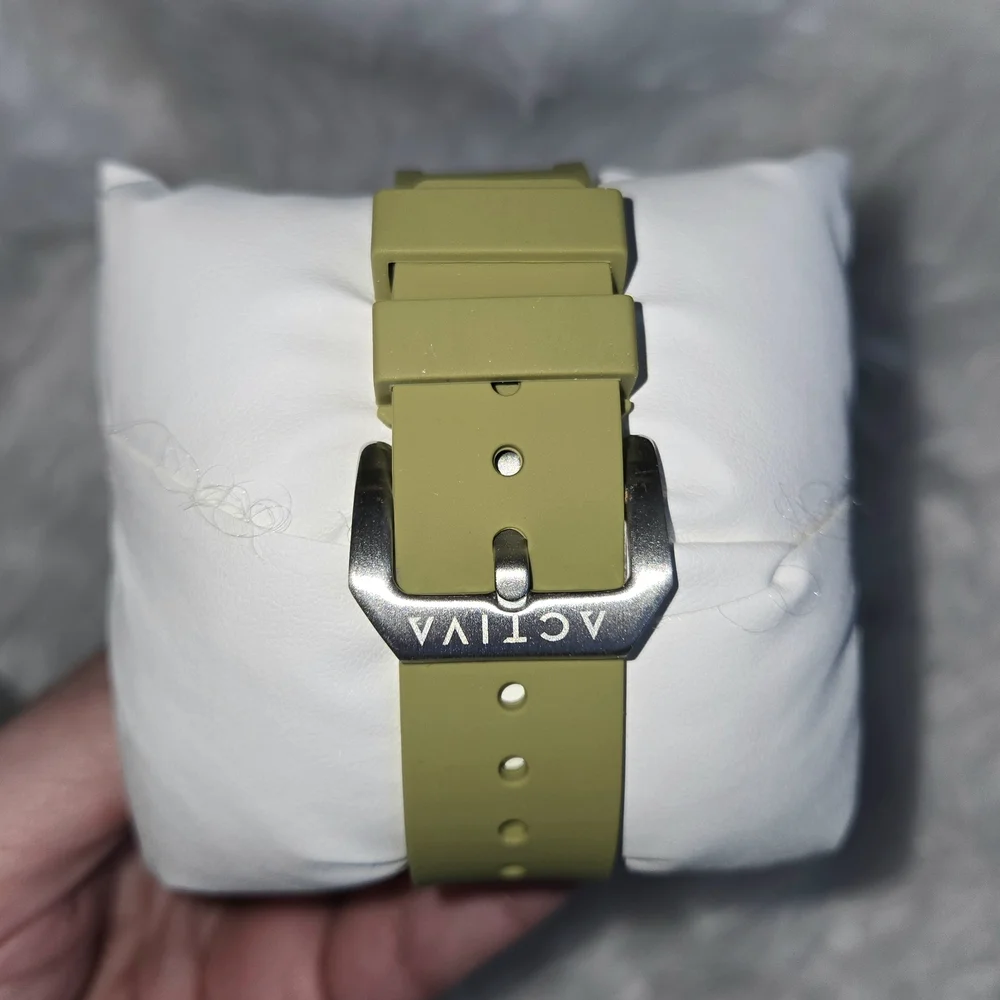 Invicta Activa X Black Dial with Olive Green Strap Men's Watch 44.3 mm